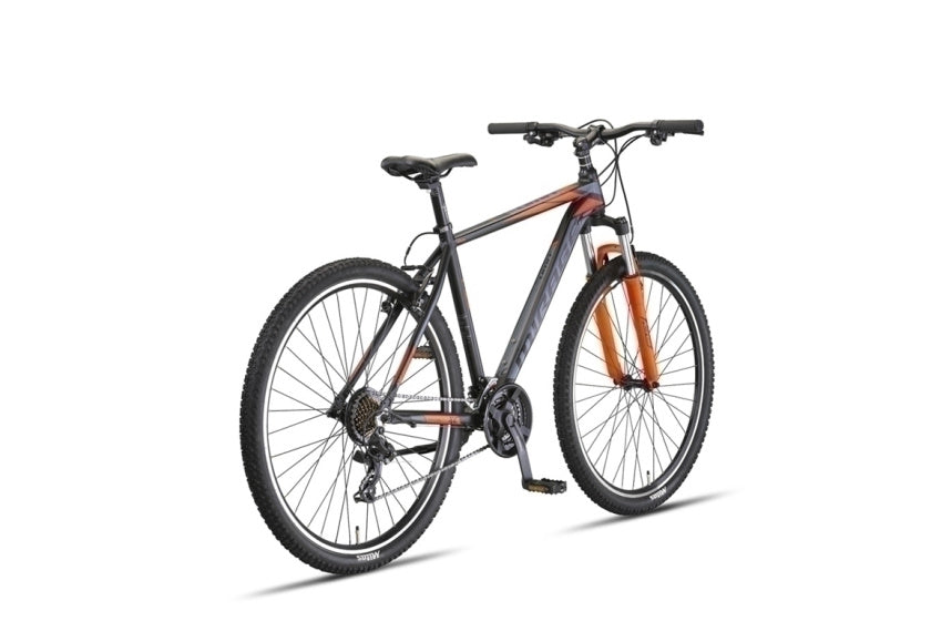 Mirage Oversized MTB 29 Inch 50 cm Unisex 21SP Rim Brakes Black/Orange,