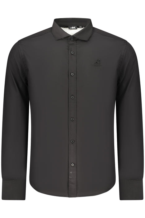 Us Grand Mens Black Long-Sleeved Shirt