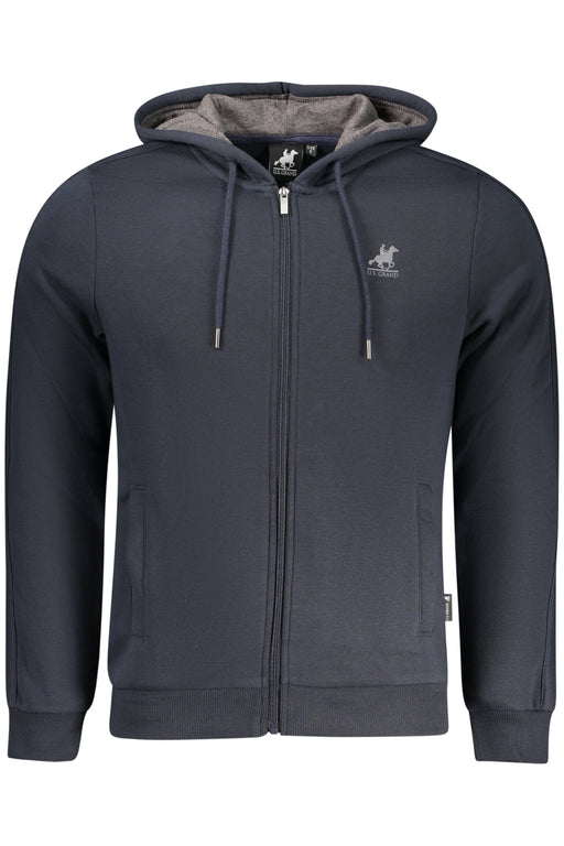Us Grand Mens Blue Zip-Up Sweatshirt