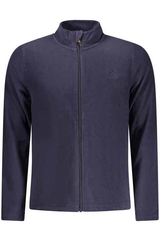 Us Grand Mens Blue Zip-Up Sweatshirt