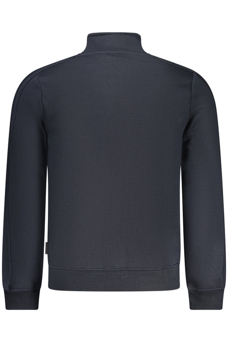 Us Grand Mens Blue Zip-Up Sweatshirt