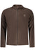 Us Grand Mens Brown Zip-Up Sweatshirt