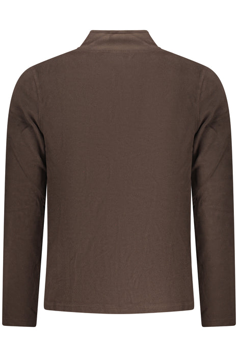 Us Grand Mens Brown Zip-Up Sweatshirt