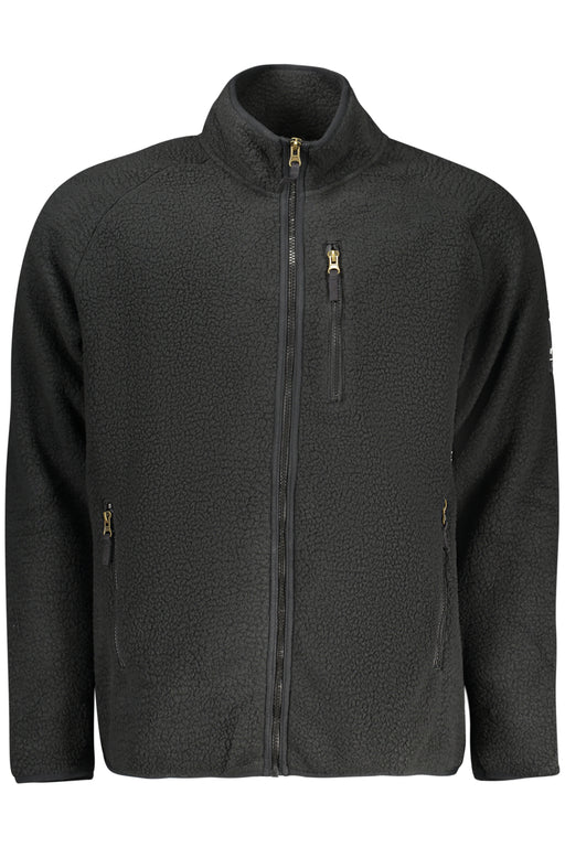 Us Grand Mens Black Zip-Up Sweatshirt