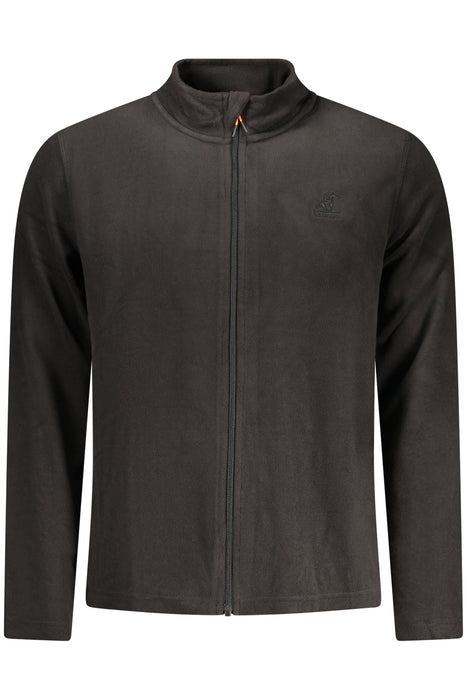 Us Grand Mens Black Zip-Up Sweatshirt