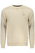 Us Grand Mens Beige Zip-Up Sweatshirt
