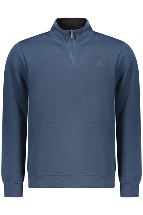 Us Grand Mens Blue Zip-Up Sweatshirt