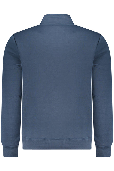 Us Grand Mens Blue Zip-Up Sweatshirt