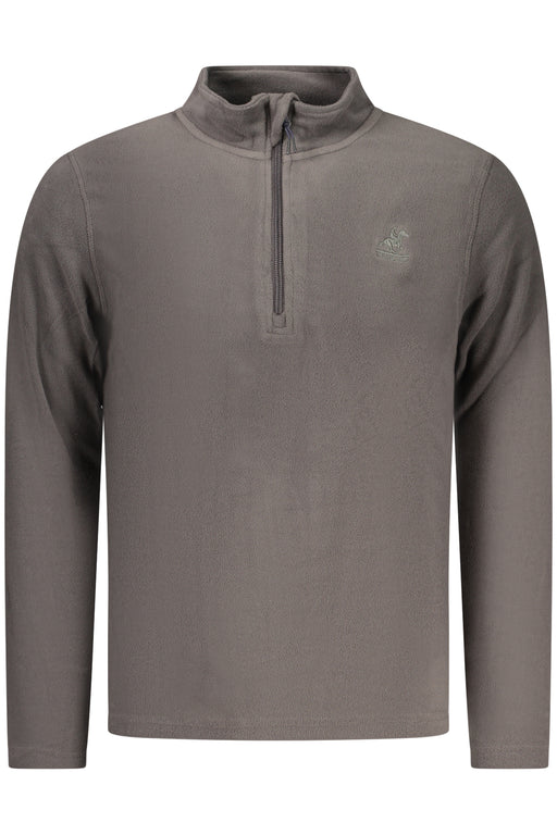 Us Grand Mens Gray Zip-Up Sweatshirt