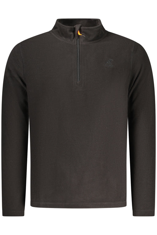 Us Grand Mens Black Zip-Up Sweatshirt