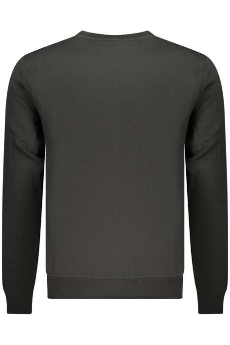 Us Grand Mens Black Zip-Up Sweatshirt