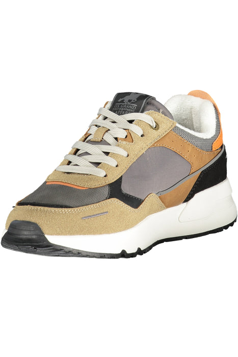 Us Grand Mens Beige Sports Footwear
