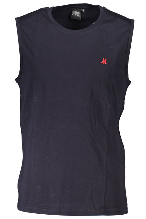 Us Grand Mens Blue Tank Top