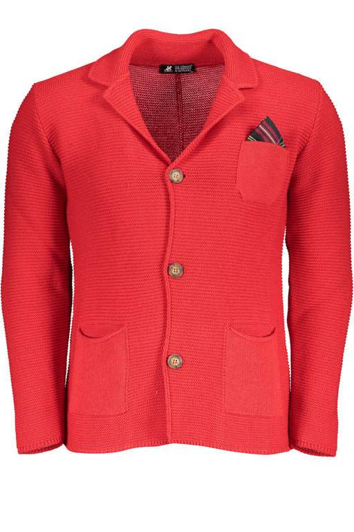 Us Grand Polo Mens Red Cardigan