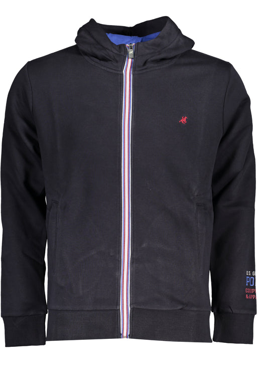 Us Grand Mens Blue Zip-Up Sweatshirt