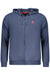 Us Grand Mens Blue Zip-Up Sweatshirt