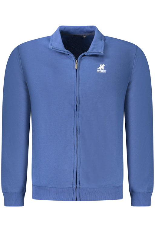 Us Grand Polo Mens Blue Zip-Up Sweatshirt