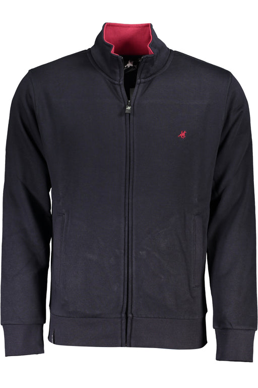 Us Grand Mens Blue Zip-Up Sweatshirt