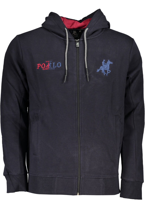 Us Grand Mens Blue Zip-Up Sweatshirt