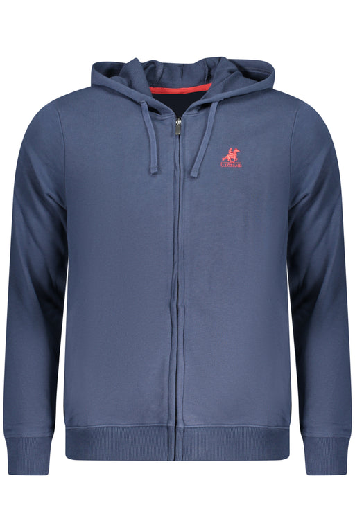 Us Grand Polo Mens Blue Zip-Up Sweatshirt