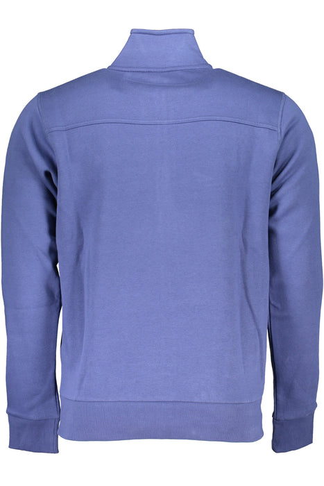 Us Grand Mens Blue Zip-Up Sweatshirt