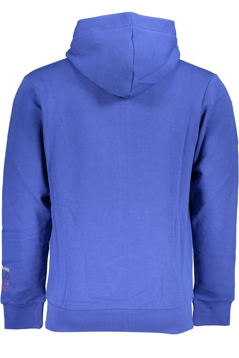 Us Grand Mens Blue Zip-Up Sweatshirt