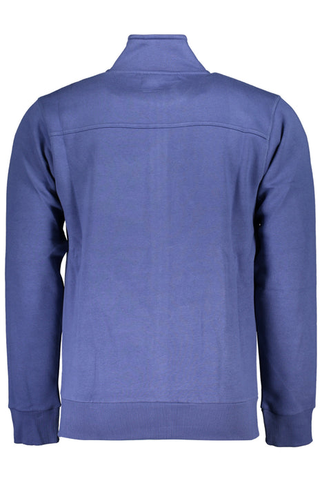 Us Grand Mens Blue Zip-Up Sweatshirt