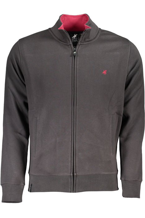 Us Grand Mens Gray Zip-Up Sweatshirt