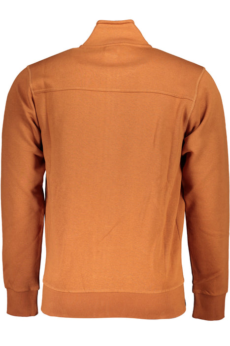 Us Grand Mens Brown Zip-Up Sweatshirt