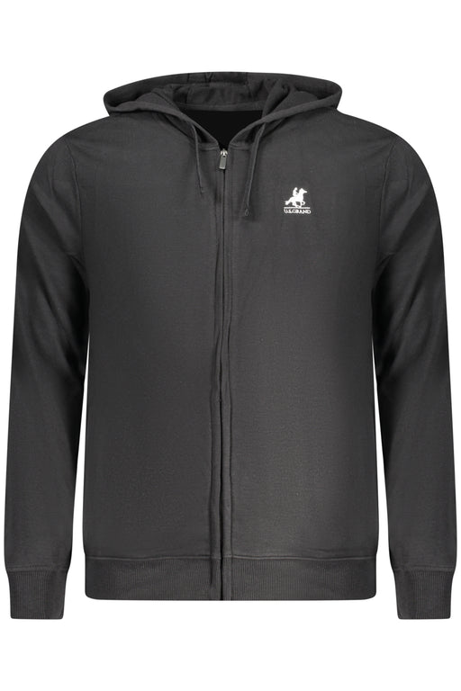 Us Grand Mens Black Zip-Up Sweatshirt