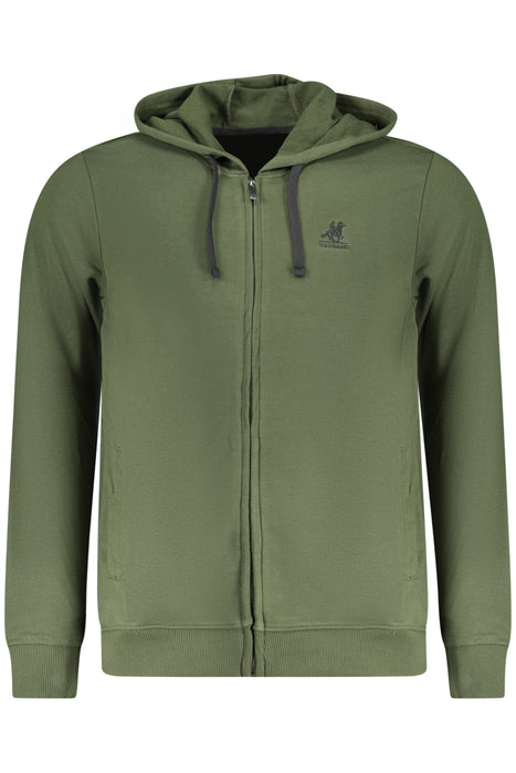 Us Grand Polo Mens Zip-Up Sweatshirt Green