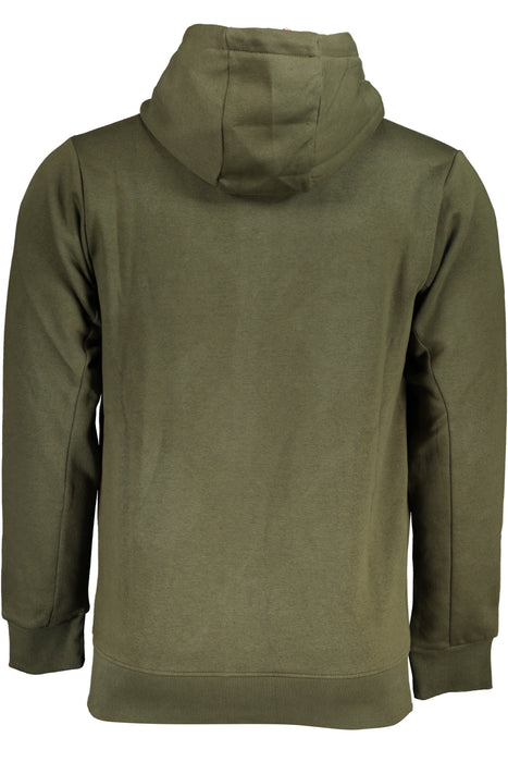 Us Grand Mens Green Zip-Up Sweatshirt