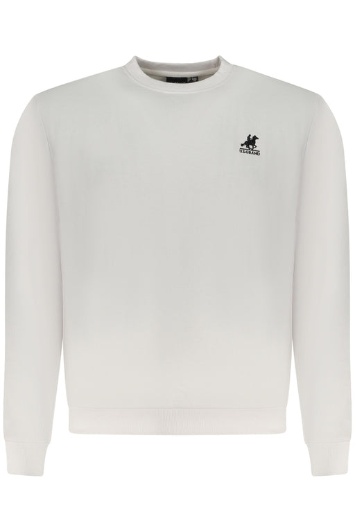 Us Grand Polo Mens Zip-Up Sweatshirt White