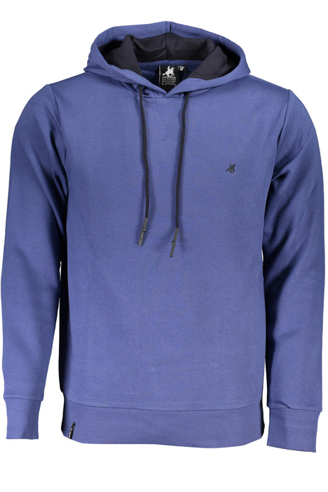 Us Grand Mens Blue Zip-Up Sweatshirt