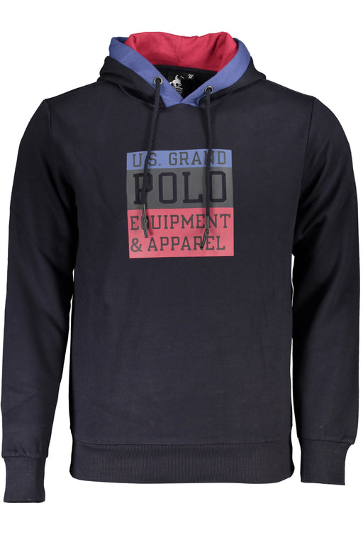 Us Grand Mens Blue Zip-Up Sweatshirt