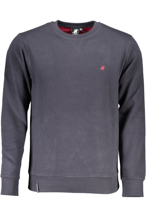 Us Grand Mens Blue Zip-Up Sweatshirt