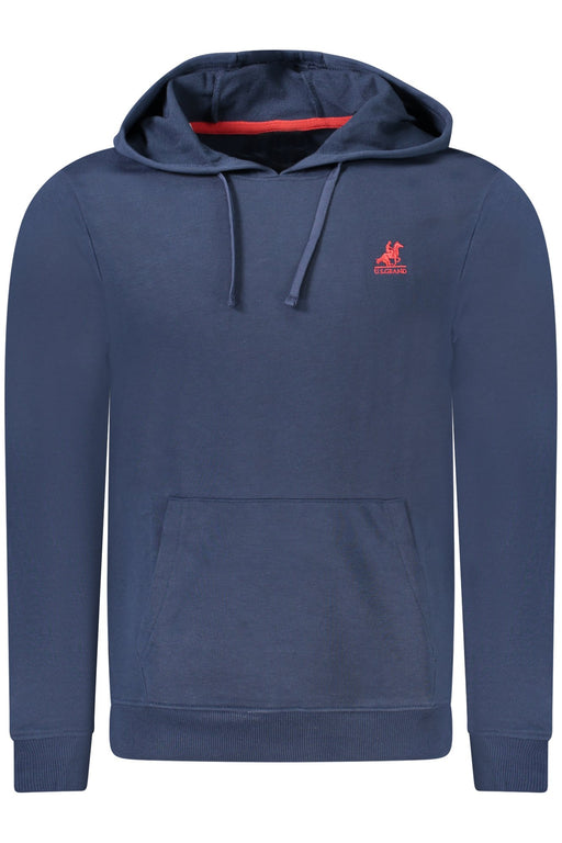 Us Grand Mens Blue Zip-Up Sweatshirt
