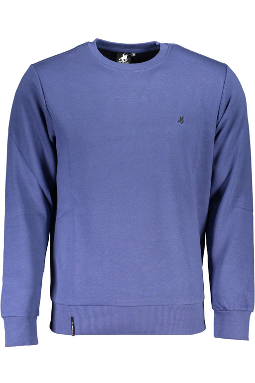 Us Grand Mens Blue Zip-Up Sweatshirt