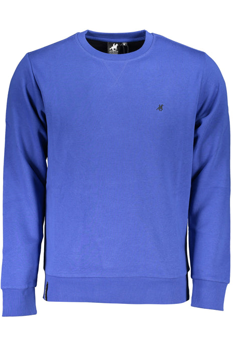 Us Grand Mens Blue Zip-Up Sweatshirt