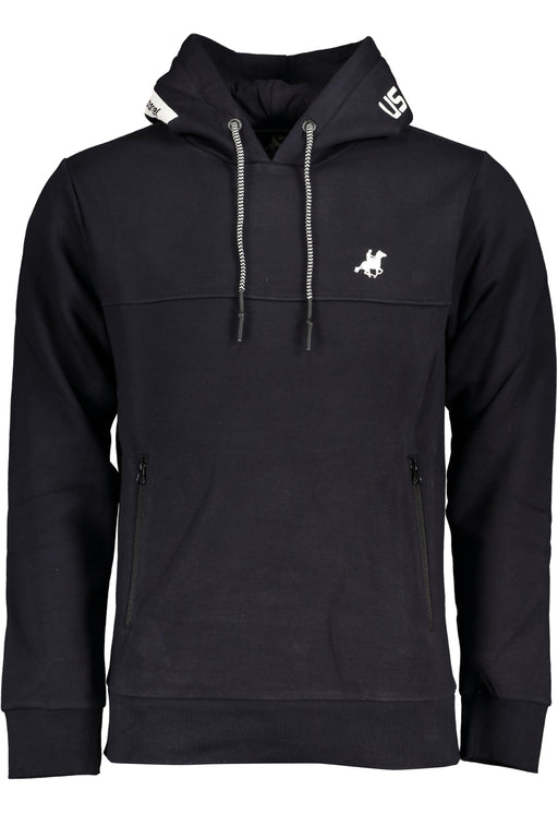 Us Grand Mens Blue Zip-Up Sweatshirt