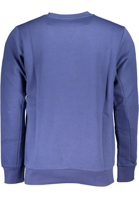Us Grand Mens Blue Zip-Up Sweatshirt