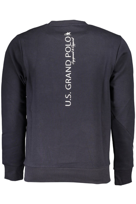 Us Grand Mens Blue Zip-Up Sweatshirt