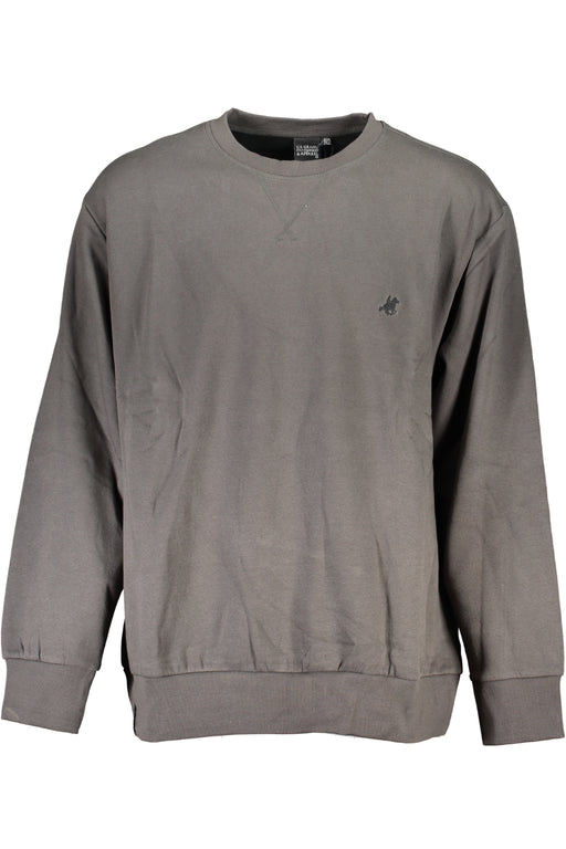 Us Grand Mens Gray Zip-Up Sweatshirt