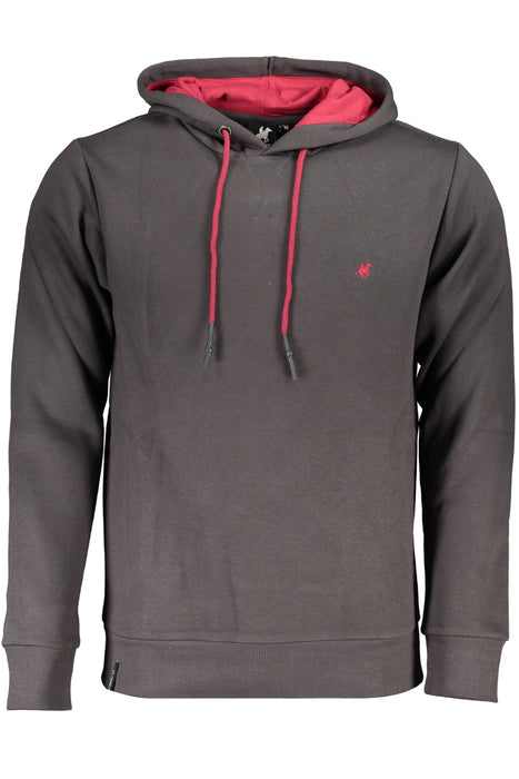 Us Grand Mens Gray Zip-Up Sweatshirt
