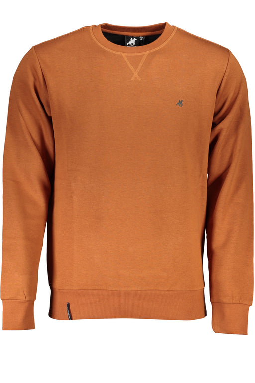 Us Grand Mens Brown Zip-Up Sweatshirt