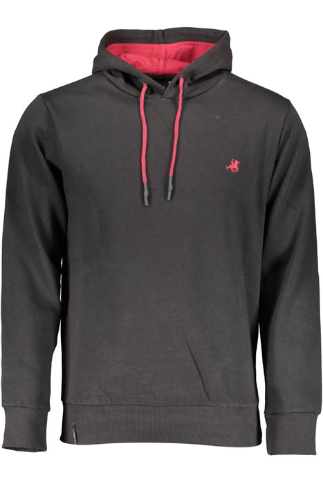 Us Grand Mens Black Zip-Up Sweatshirt
