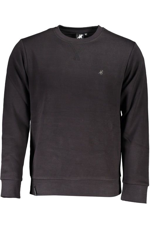 Us Grand Mens Black Zip-Up Sweatshirt