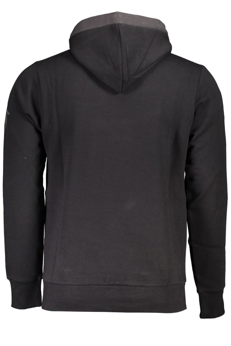 Us Grand Mens Black Zip-Up Sweatshirt