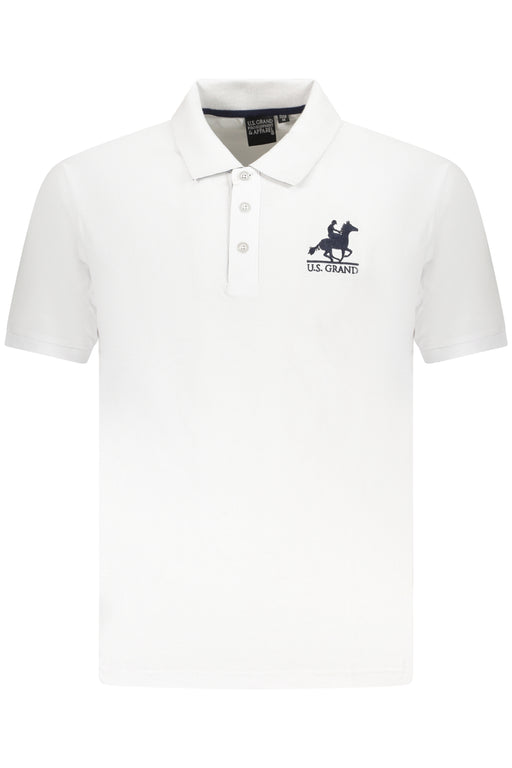 Us Grand Polo Mens Short Sleeve Polo White