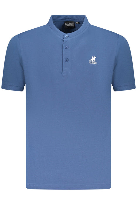 Us Grand Polo Mens Short Sleeve Polo Blue